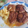 El cooksnap de victoriafl10 cuando hizo Filetes rusos en salsa.