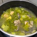 戴菊慧 的 芥菜地瓜雞湯 cooksnap