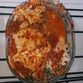 El cooksnap de Lucía Godoy cuando hizo Lasagna de espinaca y carne.
