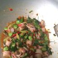 Cooksnap dari Esti Asterina untuk resep Cumi asin,pete,kemangi pedas