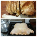 El cooksnap de Mario H. Davi cuando hizo Pollo relleno con castañas, manzana y arándanos al ron.