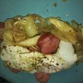 El cooksnap de Natalia Denise cuando hizo Chorrillana.