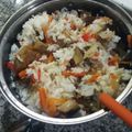 El cooksnap de Maru cuando hizo Wok con arroz con vegetales!!.