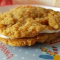 Ant's cooksnap of when they made Vickys Easter Carrot Cake Sandwich Cookies, GF DF EF SF NF.
