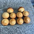 El cooksnap de Majo cuando hizo Muffins de banana con corazón de dulce de leche.