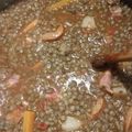 El cooksnap de Eduardo cuando hizo Cazuela de lentejas.