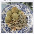 El cooksnap de Make Martin cuando hizo Albóndigas de merluza y gambas en salsa de vino blanco.