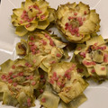 El cooksnap de Julia Roig Ayora cuando hizo Flores de alcachofa a la plancha.