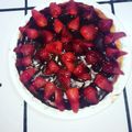 El cooksnap de Elizz Grnds cuando hizo Tarta de fresas con galletas María.