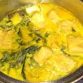Cooksnap dari Dewi Ratna Sari untuk resep Daun singkong santan kuning