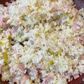 El cooksnap de astrid badia cuando hizo Arroz salteado con jamón y puerro.