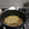 El cooksnap de Francisca Muñoz cuando hizo Fideos con verduras.