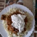Gulyás Krisztina Cooksnap-ja, amikor elkészítette a(z) Harcsapaprikás túrós csuszával receptet.