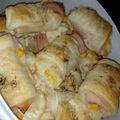 Karina Horváth-Lukics Cooksnap-ja, amikor elkészítette a(z) Sonkás-sajtos leveles tészta tekercs receptet.