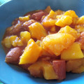 El cooksnap de DelicIANNcook cuando hizo Patatas con salchichas Frankfurt.