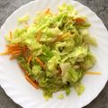 Miss J的德國小廚房 的 紅蘿蔔蒜炒高麗菜 cooksnap