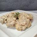El cooksnap de Carolina CASTRO cuando hizo Pechuga de pollo, con papines en salsa de mostaza.