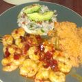 El cooksnap de Isabel Aguilar cuando hizo Camarones al ajillo.