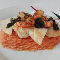 El cooksnap de Amparo&Ari cuando hizo Bacalao a baja temperatura con puré de patata al pimentón.