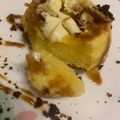 El cooksnap de Anna cuando hizo Coulant de chocolate blanco.