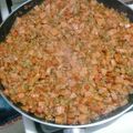 El cooksnap de Carlos Fernando Morales Del Portillo cuando hizo Tacos de discada, platillo típico de la región de Chihuahua.