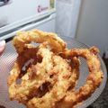 El cooksnap de Monchi cuando hizo Aros de cebolla.