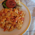 El cooksnap de Gio cuando hizo Revuelto con tomate.