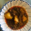 Zobia Sajjad's cooksnap of when they made Soya Palak Aalu #Cookpadapp #Sehri_Contest #5WeeksChallenges.