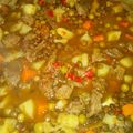 El cooksnap de Carina Cavallone cuando hizo Lentejas a la Española.