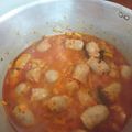 El cooksnap de Naty Benegas cuando hizo Chorizos a la pomarola.