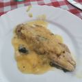 El cooksnap de Andres Serena Quintilla cuando hizo Truchas asalmonadas con salsa de naranja.