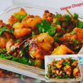 Veena Chopra का कुकस्नैप जब उन्होंने सूखी मसाला आलू सब्जी(SUKHI MASALA ALOO SABZI RECIPE IN HINDI) बनाया था।