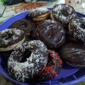 El cooksnap de Victoria Rodriguez cuando hizo Donitas en horno sabor chocolate.