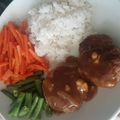 Cooksnap dari Pricillia Vina untuk resep Hamburg Rice (Hambagu)