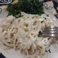 Cooksnap de Roberto Machado quando cozinhou Macarronada ao molho Bechamel.
