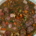 El cooksnap de Alicia Pedrotti cuando hizo Guiso de lentejas.