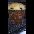 El cooksnap de Melany Fur cuando hizo Pan dulce con chispas de chocolate.