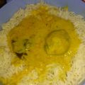 Vaishali Arora's cooksnap of when they made Kadhi chawal.