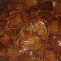 Cooksnap Mak Orang semasa beliau membuat Daging Masak Merah (Ala Kedai Tom Yam).