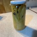 El cooksnap de desdelatierra2 cuando hizo Ajíes en conserva de vinagre.