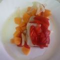 El cooksnap de Barbymeco cuando hizo Papillote de bacalao con verduras.