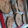 El cooksnap de ana cuando hizo Milanesas de berenjena💜.