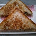 kalpana Sharma's cooksnap of when they made Aloo toast.