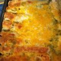 Angie Burk's cooksnap of when they made White Chicken Enchiladas with Green Chile Sour Cream Sauce.