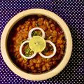Sneha Patel's cooksnap of when they made Black chana curry.