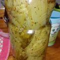 El cooksnap de Meli Sa cuando hizo Pencas de acelga al escabeche.