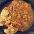 El cooksnap de Isabel cuando hizo Estofado de Pavo con verduras.