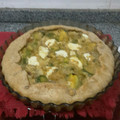 El cooksnap de Geraytere Monti cuando hizo Tarta de zapallito, berenjena ahumada yricota con masa de queso😀.