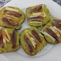 El cooksnap de Pedro cuando hizo Pincho semipicante de aguacate y anchoas.