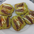 El cooksnap de Pedro cuando hizo Pincho semipicante de aguacate y anchoas.